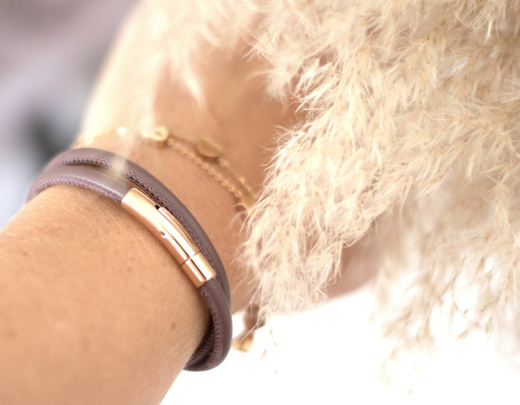 Wickelarmband Nappaleder