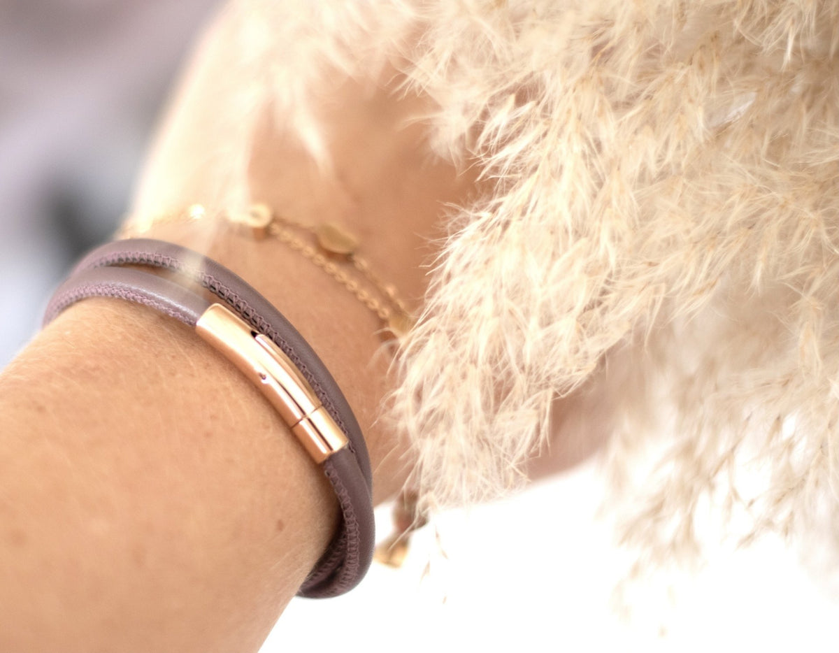 Wickelarmband Nappaleder