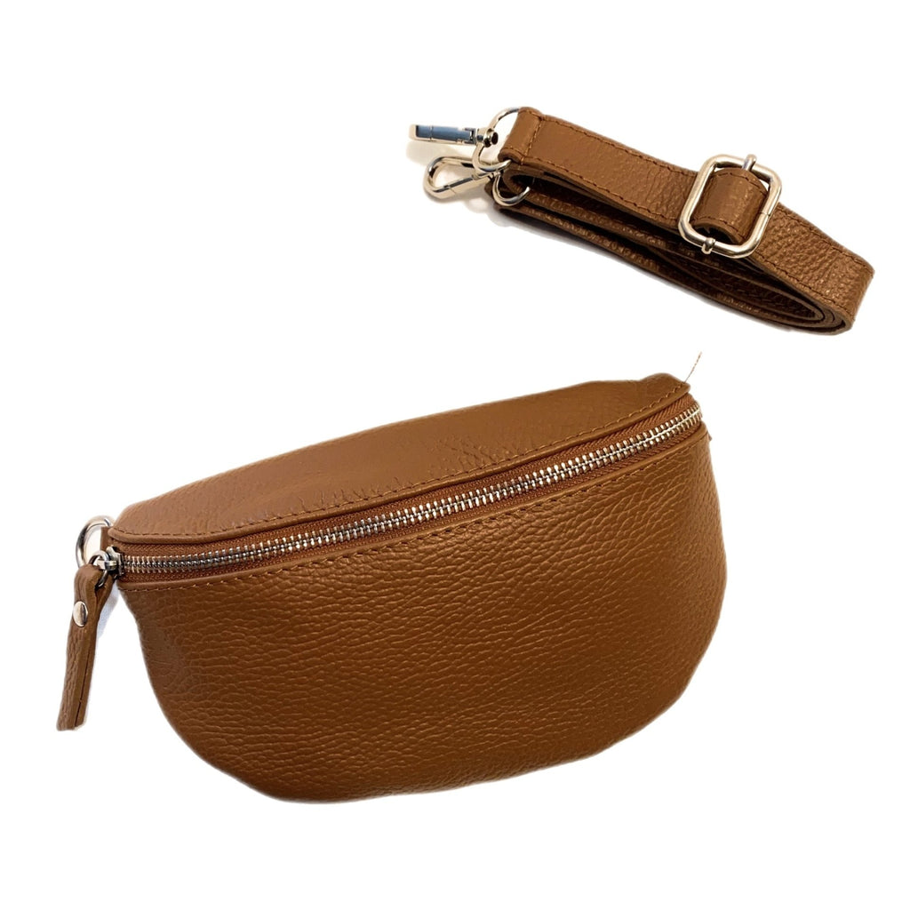 Bauchtasche aus Leder