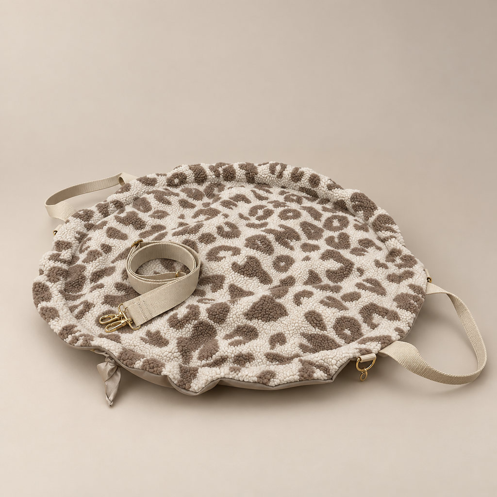 Deckentasche „Leo Elegance“ – Limited Edition – XL ca.95cm Liegefläche, Gold